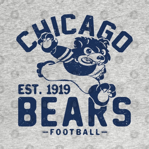 Vintage Chicago Bears 3 by Buck Tee by Buck Tee